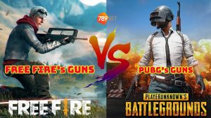 So sánh Free Fire và PUBG