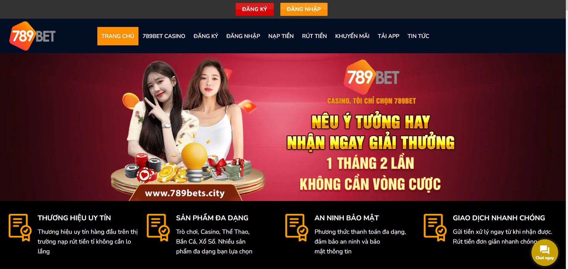 Trang web 789bet chính thức