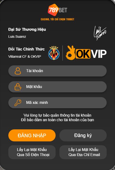 đăng nhập 789bet